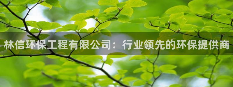 彩名堂网页：林信环保工程有限公司：行