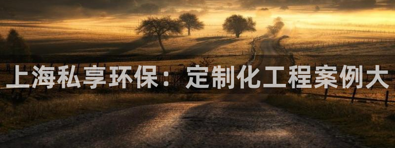 彩名堂最新预测3d：上海私享环保：定