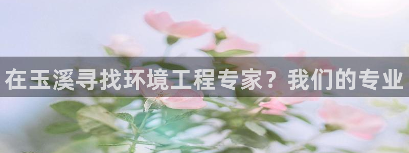 彩名堂客户：在玉溪寻找环境工程专家？