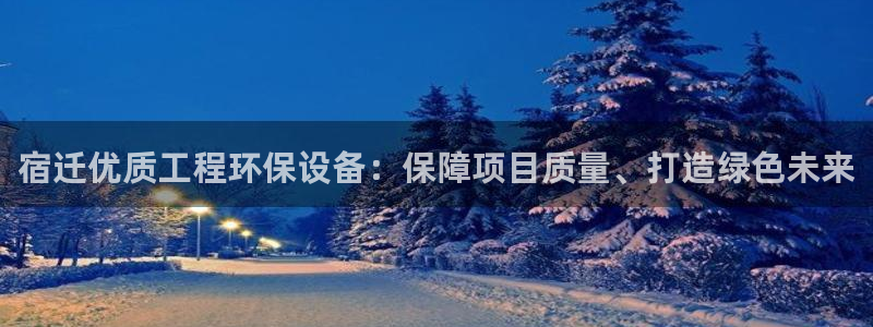 彩名堂手机客户端怎么进不去了：宿迁优质工程环保设备：保障项目
