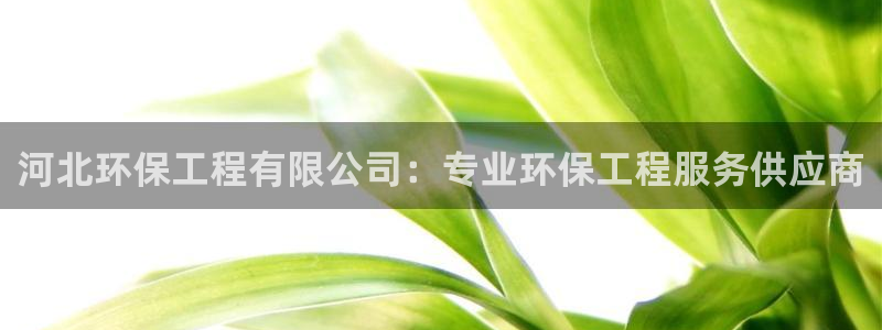 彩名堂安卓客户端官网：河北环保工程有限公司：专业环保工程服务